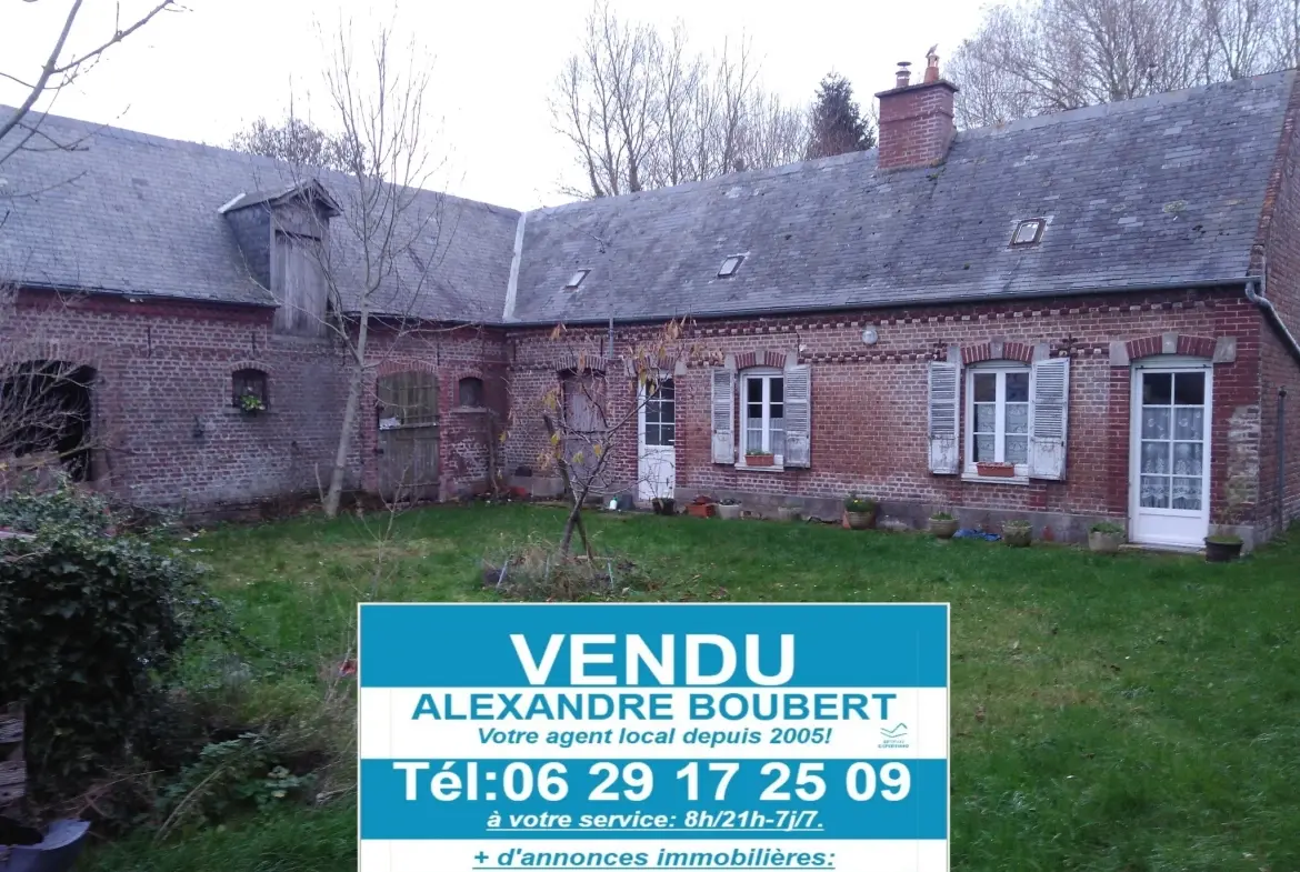 Corps de ferme à réhabiliter à proximité de Saint Valery sur Somme 