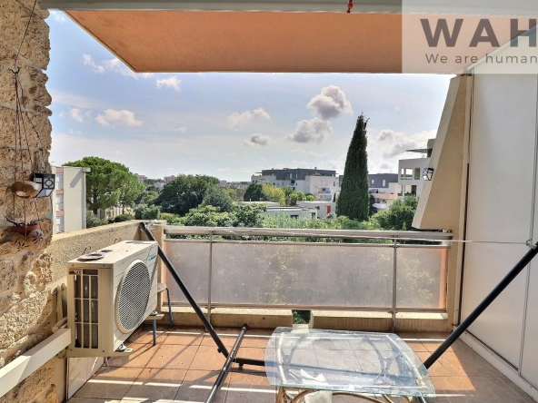 Vente appartement T4 avec parking et cave Montpellier POMPIGNANE