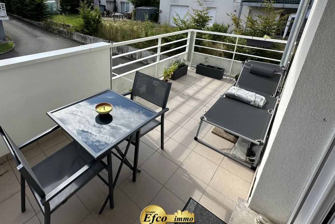 Magnifique appartement à vendre de 67.13 m2, 3 pièces situé à Kembs Loechle 