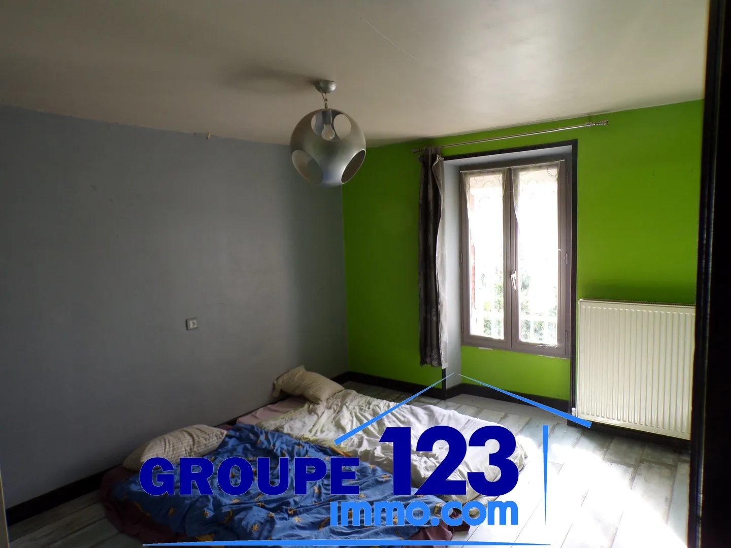 Maison ancienne 117 m2, 3 chambres et 1 bureau 