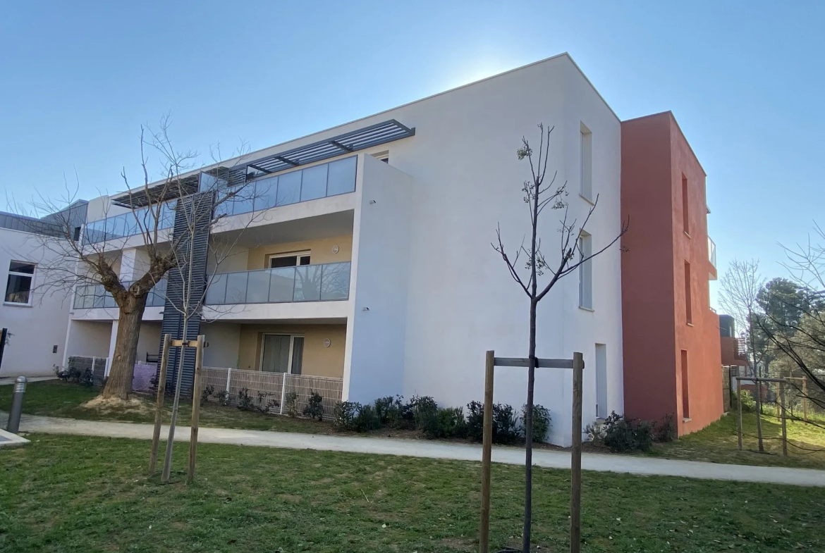 Appartement 3 pièces avec jardin et parking à Montpellier 