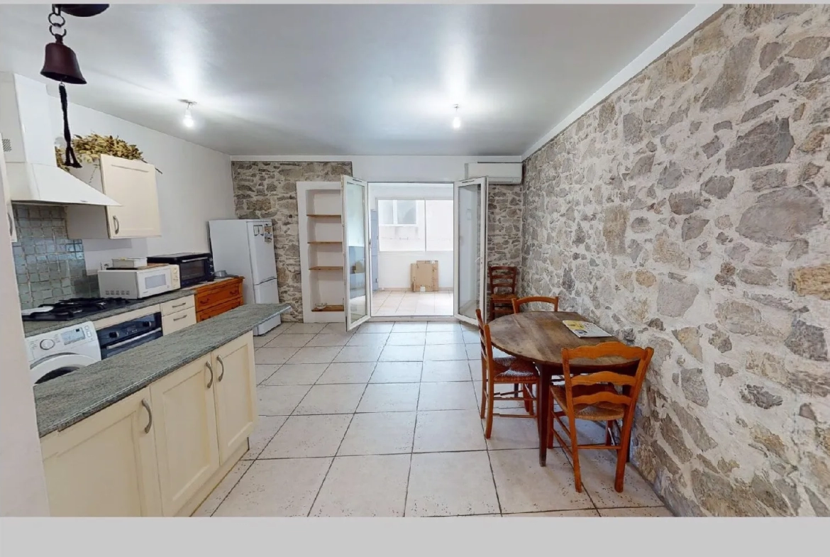 Maison de village à Fuveau avec 2 chambres 