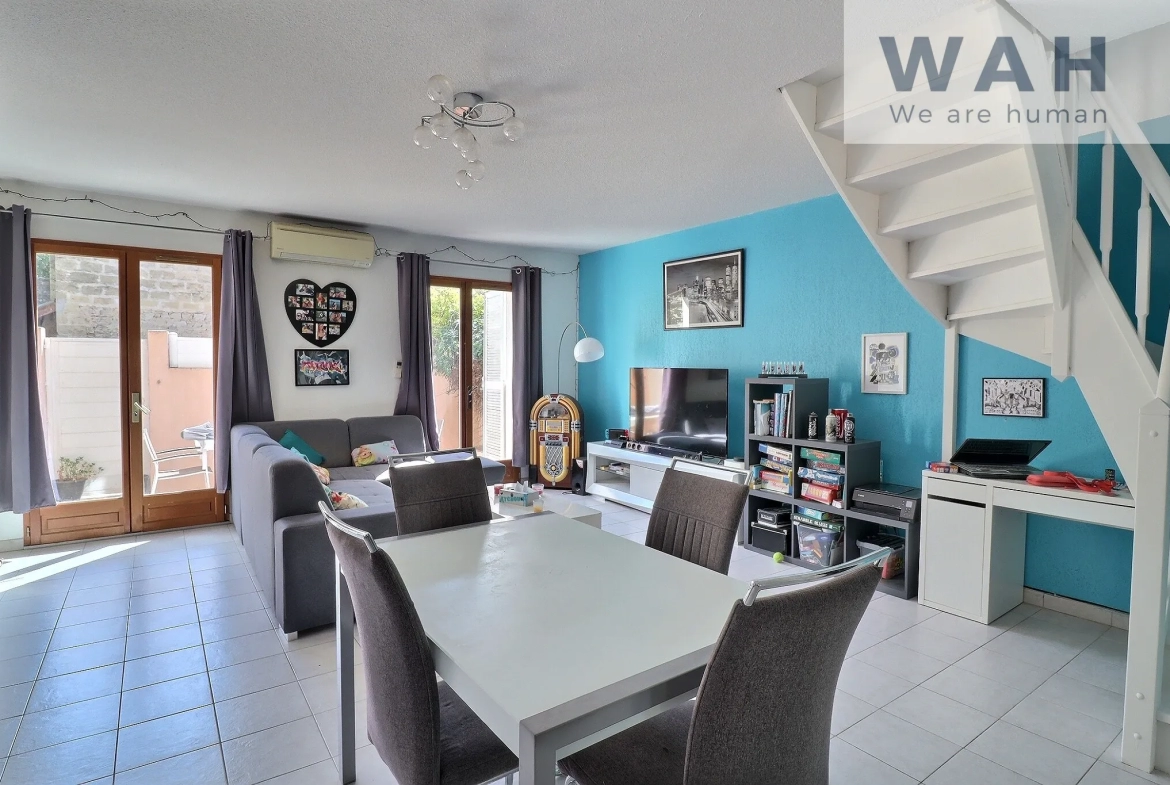 Villa Marsillargues, 90 m2, 168 m2 de terrain, trois chambres 