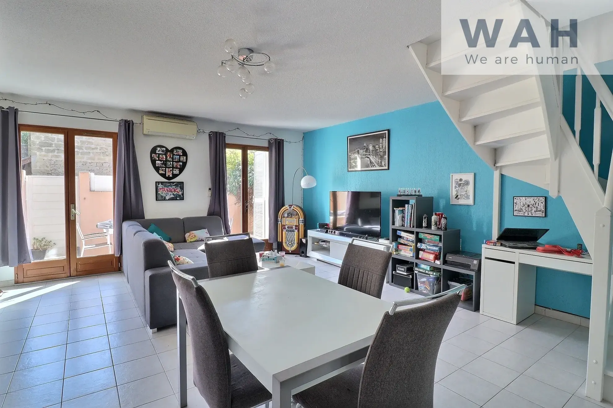 Villa Marsillargues, 90 m2, 168 m2 de terrain, trois chambres 