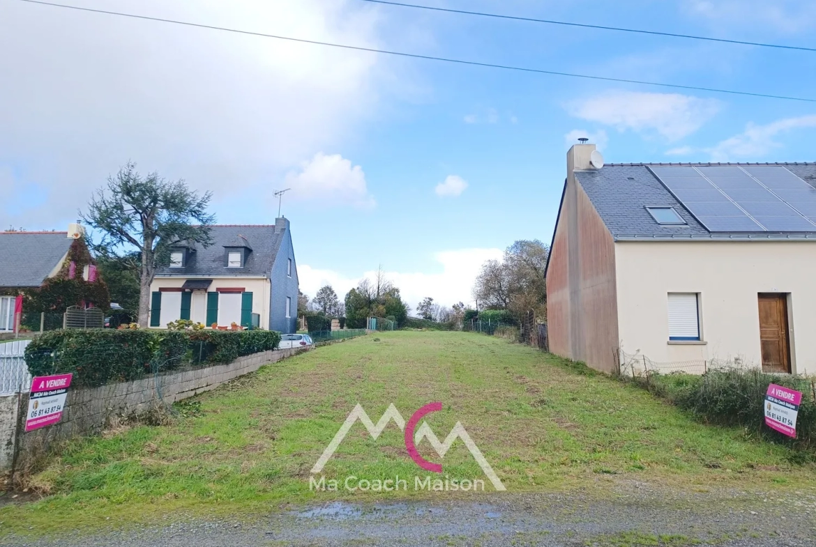 Terrain constructible de 754m2 à La Chapelle des Marais 