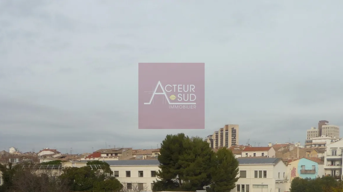 Vente Charmant Studio avec Vue Panoramique à Montpellier Centre 