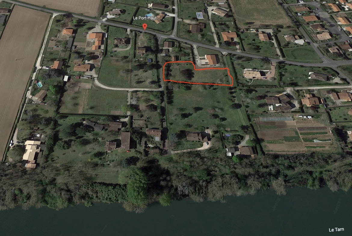 Parcelles de terrain au bord du Tarn à Villemur-sur-Tarn 