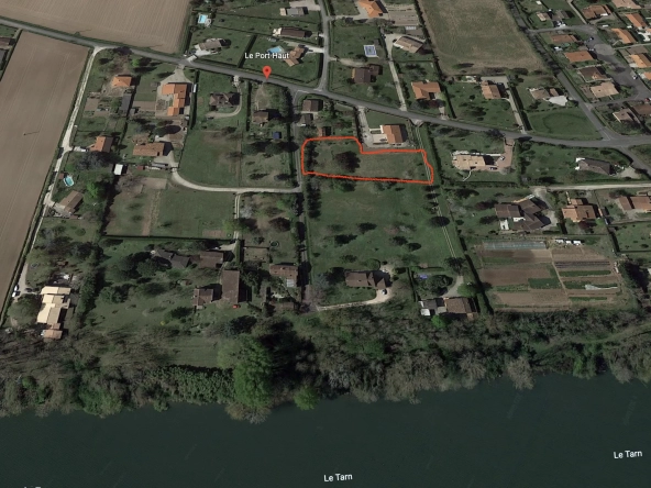 Parcelles de terrain au bord du Tarn à Villemur-sur-Tarn 