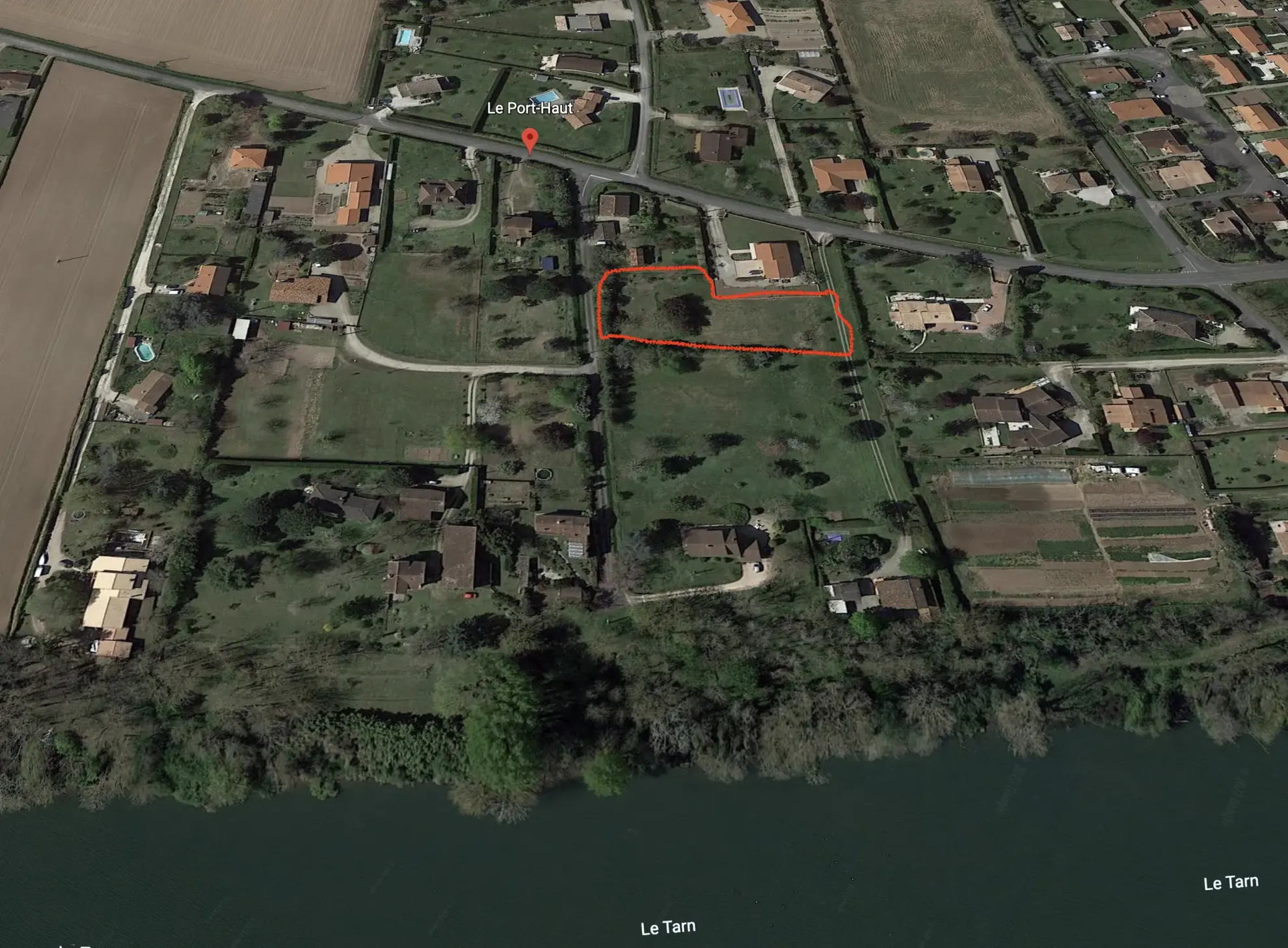 Parcelles de terrain au bord du Tarn à Villemur-sur-Tarn 
