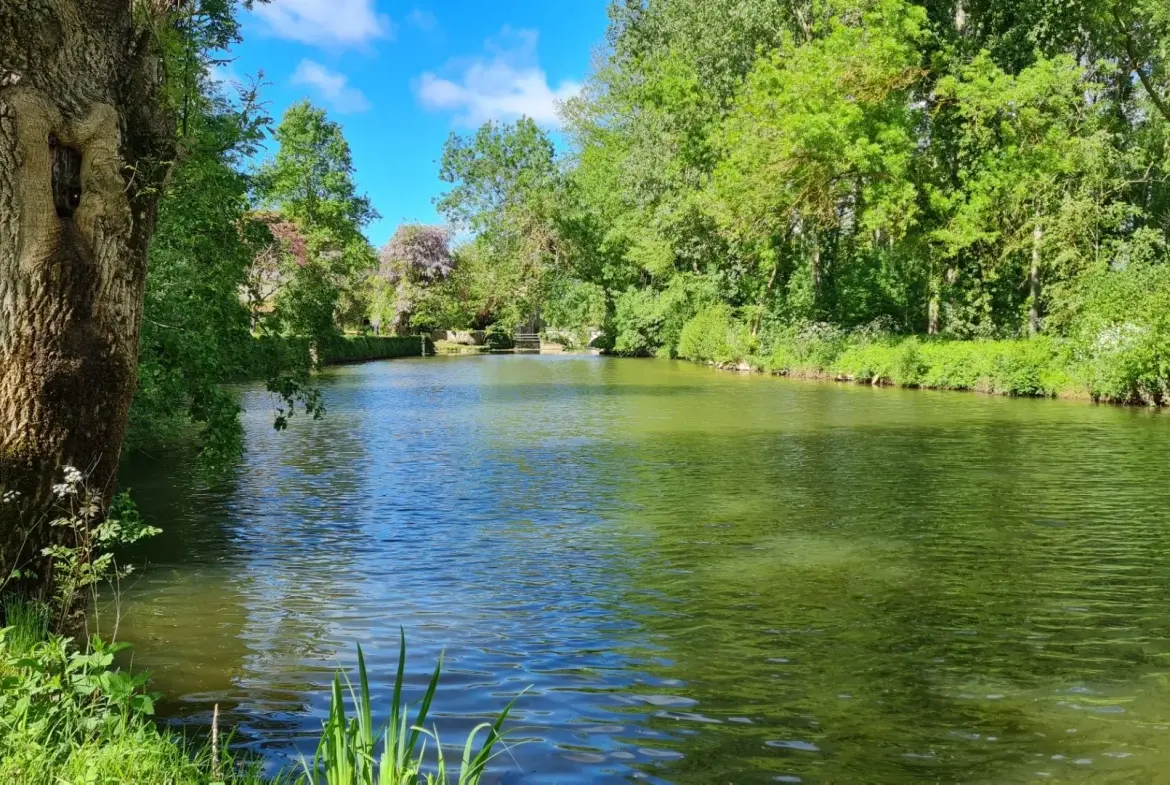 Agréable terrain de loisirs au bord du Lay 