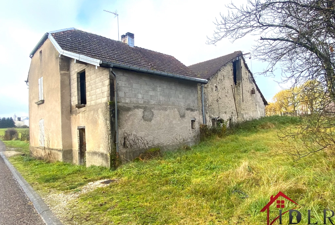 Ancienne maison d'habitation à rénover avec terrain de 1300 m2 - Gevigney et Mercey (70500) 
