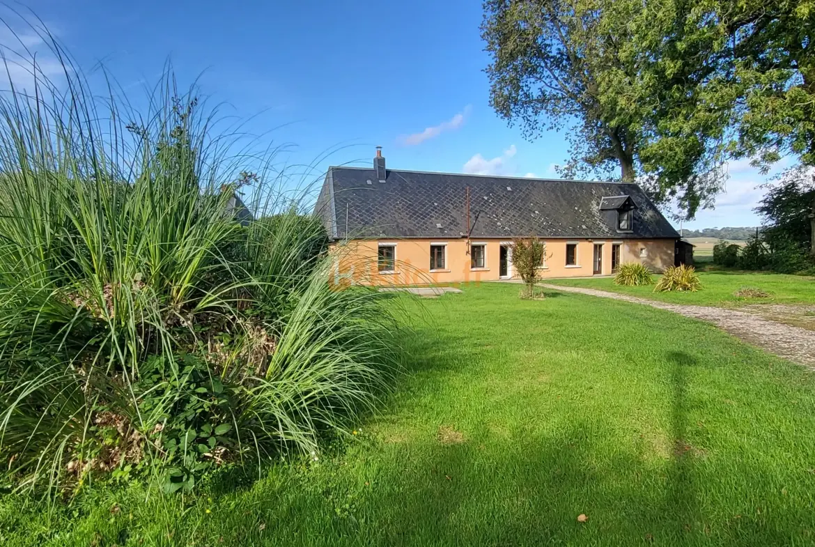 Longère à restaurer dans paisible village 