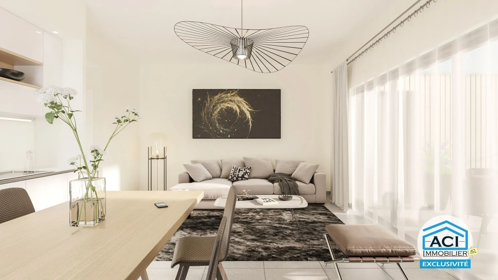 Appartement T3 de 71,58 m2 avec terrasse à Luzinay