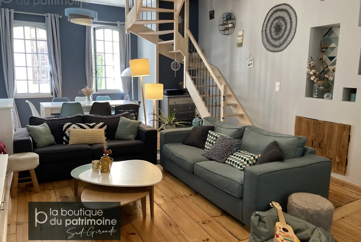 Maison de Ville Rénovée de 113m2 à Bazas 