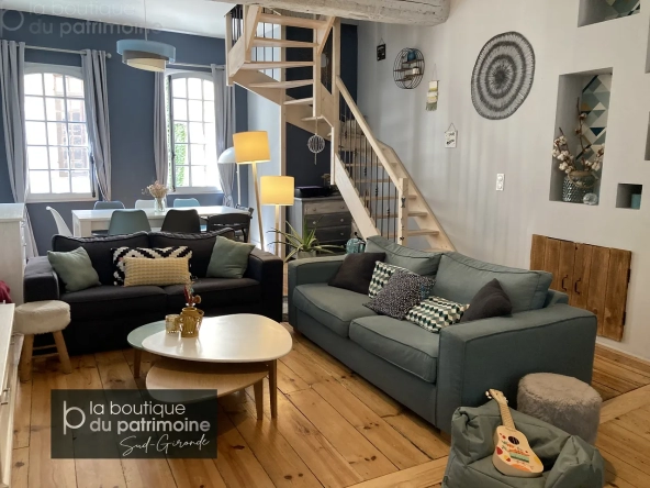 Maison de Ville Rénovée de 113m2 à Bazas 