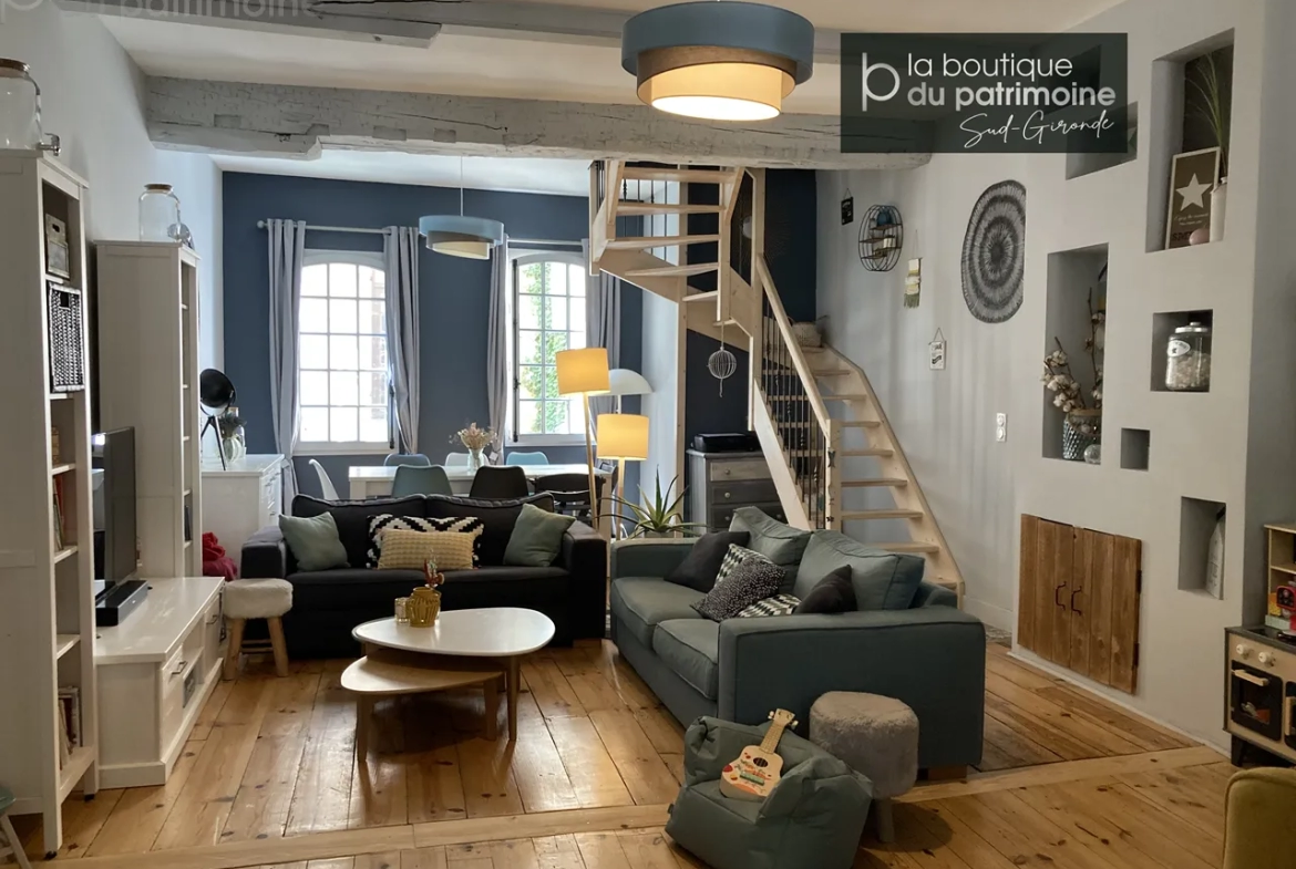 Maison de Ville Rénovée de 113m2 à Bazas 