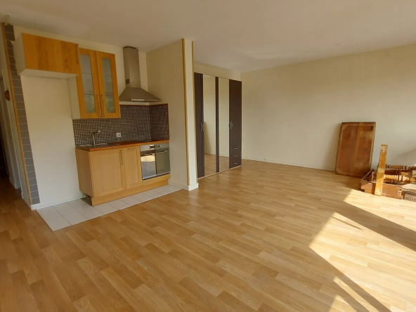 Grand studio double ou 2 pièces avec balcon filant et vue dégagée sur la forêt 