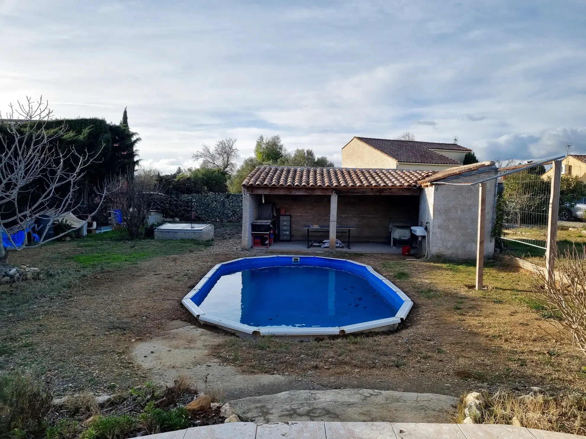 Villa de plain-pied avec garage sur une parcelle de 1000 m2 à Saint-Nazaire-d'Aude 