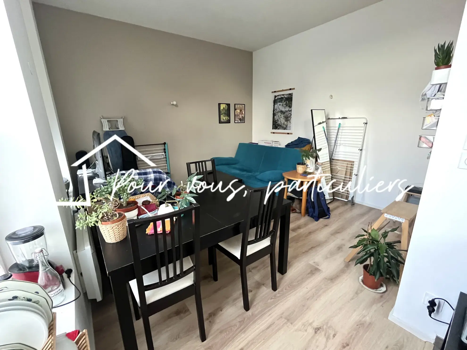 Appartement de 42m2 avec 1 chambre, parking et cave à Croix 