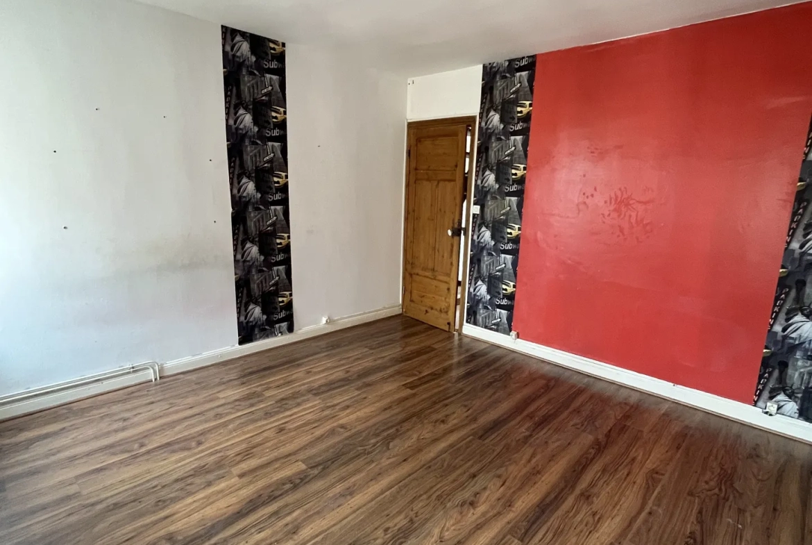 Maison de ville Pont à Vendin - 90m2 - 2 chambres - Cave et cour 