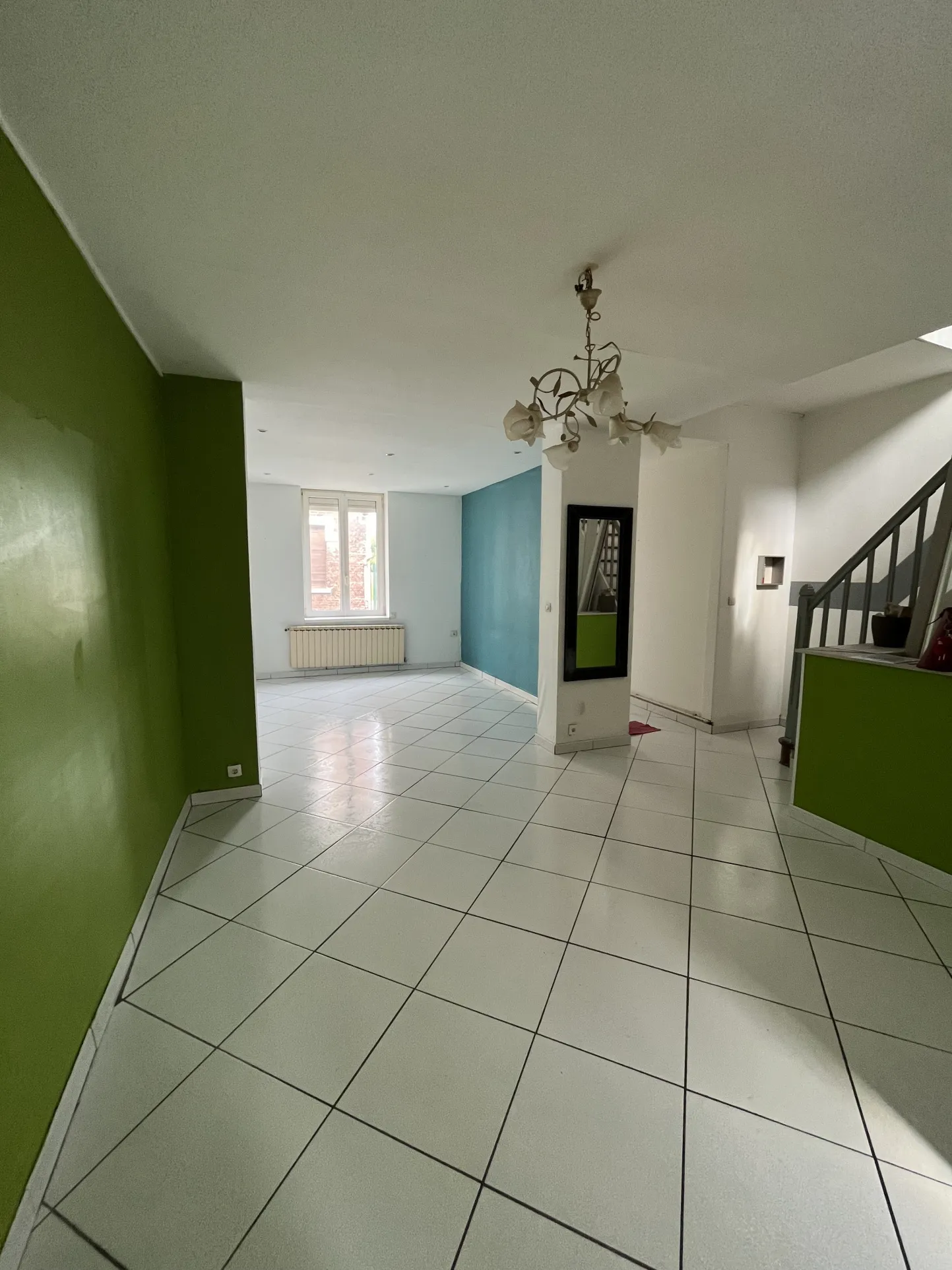 Maison de ville Pont à Vendin - 90m2 - 2 chambres - Cave et cour 