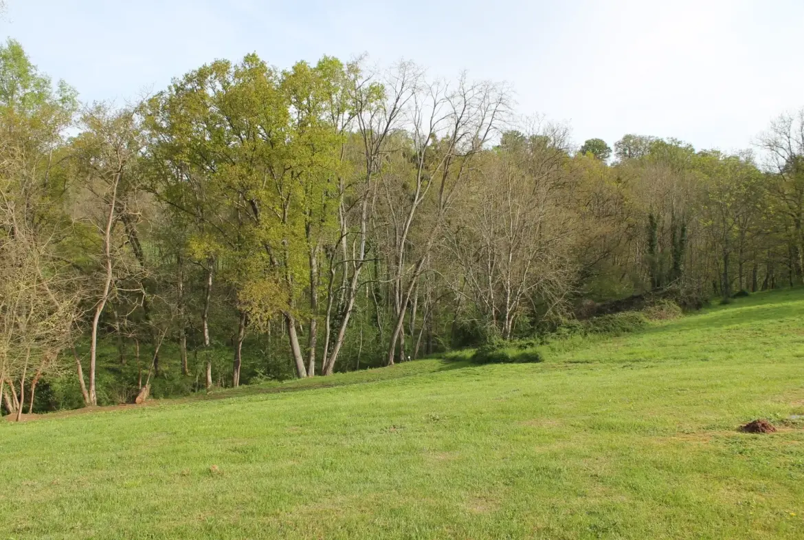 Urçay - Maison récemment rénovée sur 4000 m2 de terrain au bord d'un petit ruisseau. 