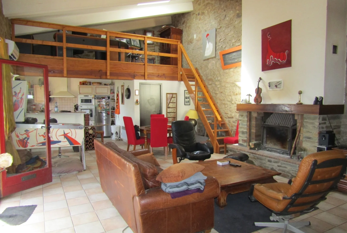 Maison de village plain-pied à vendre à St Paul de Fenouillet 