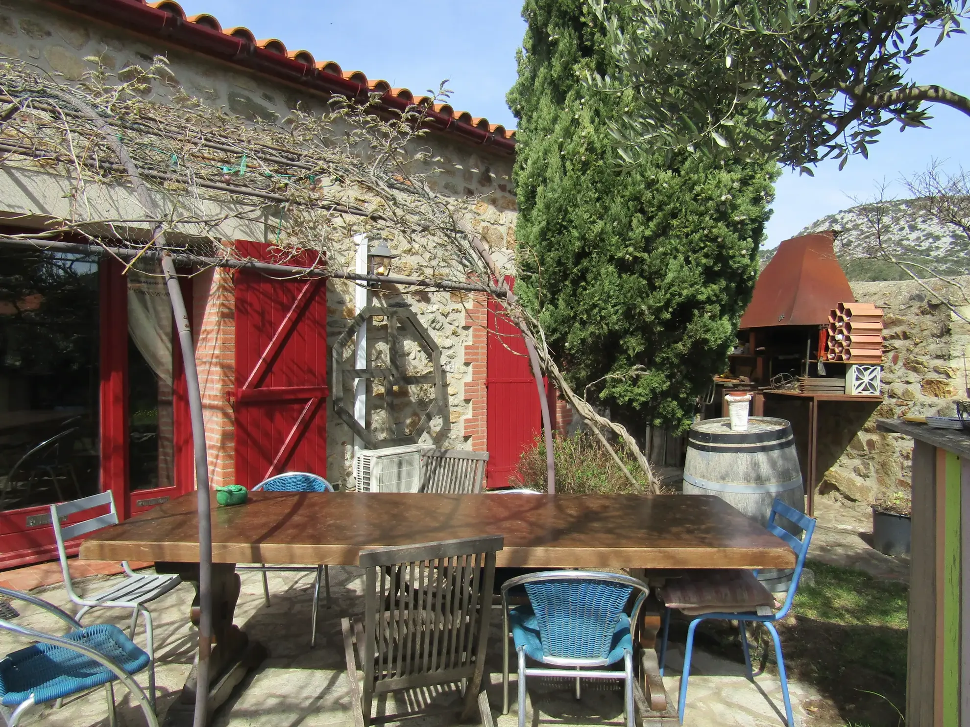 Maison de village plain-pied à vendre à St Paul de Fenouillet 
