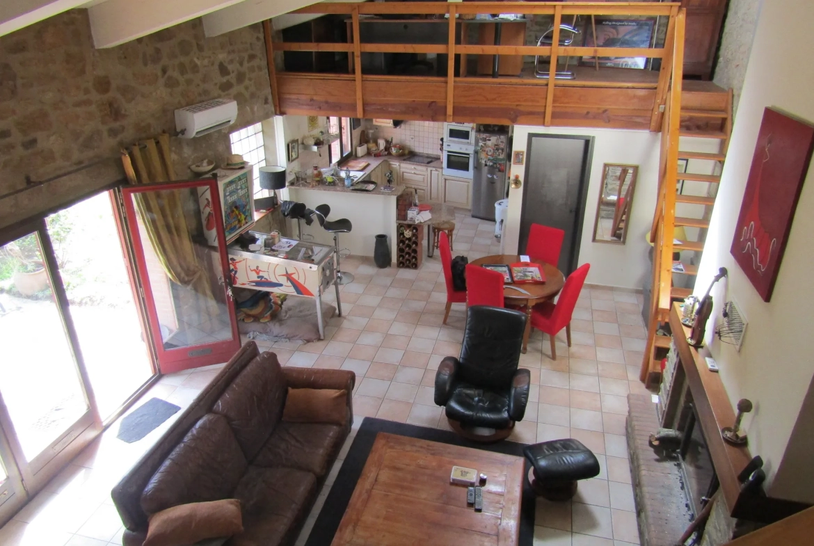 Maison de village plain-pied à vendre à St Paul de Fenouillet 