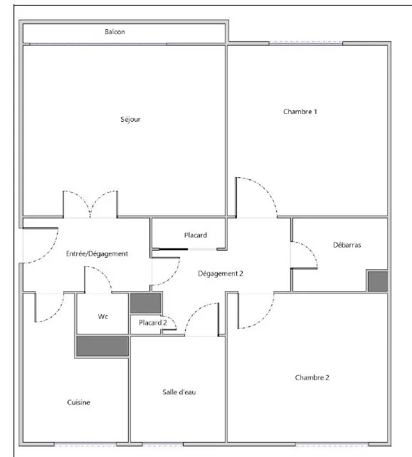 Appartement F3 à vendre à Asnières-sur-Seine 