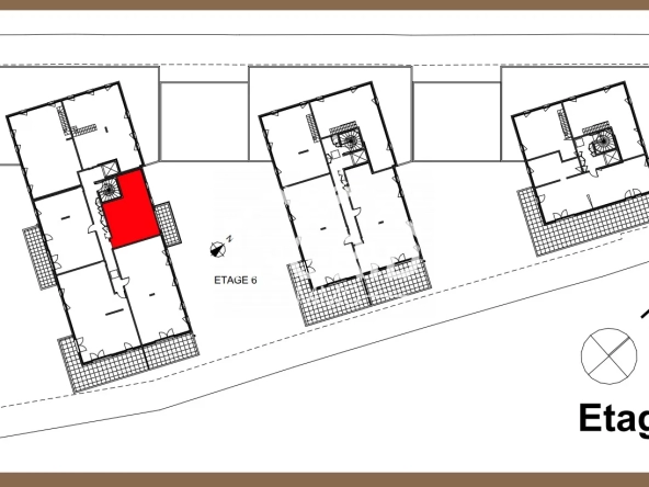 Appartement T2 avec balcon et parking couvert à Thonon-les-Bains 
