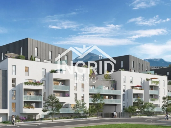 Appartement T2 avec balcon et parking couvert à Thonon-les-Bains 