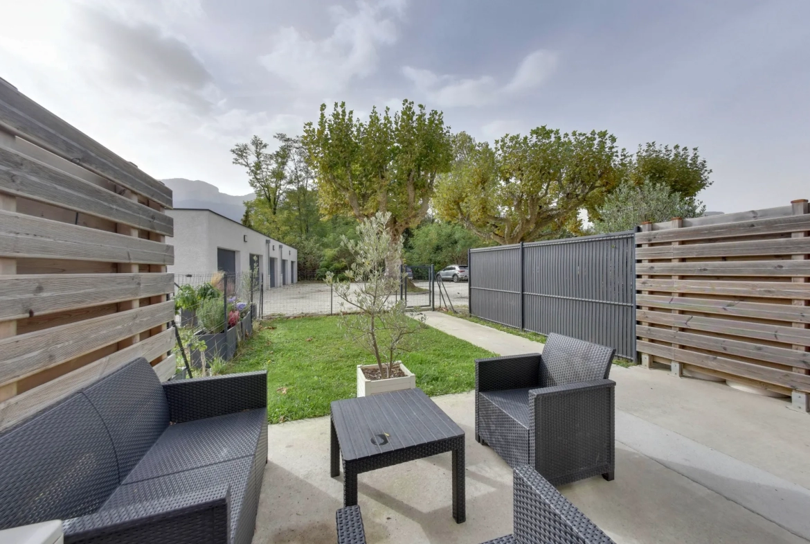 Vente appartement 3 pièces avec jardin et garage à Fontanil-Cornillon 