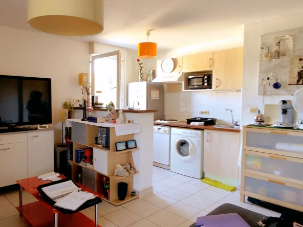 Appartement T2 déjà loué avec terrasse et parking à Carcassonne 