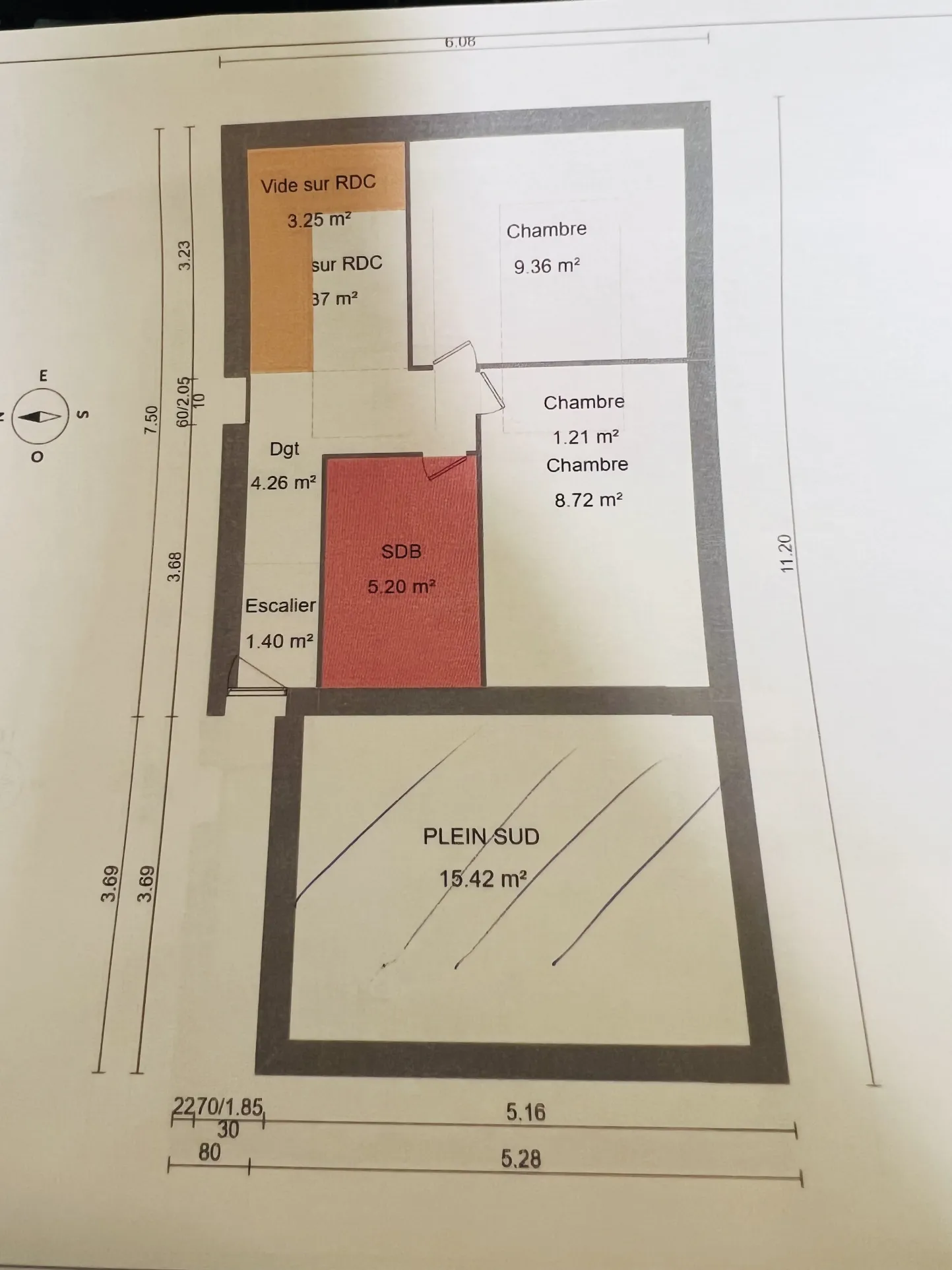 Garage avec remise à rénover de 85m2 à Lunel 