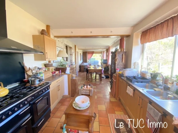 Maison pierre avec un gîte dans un village à Penne d'Agenais 