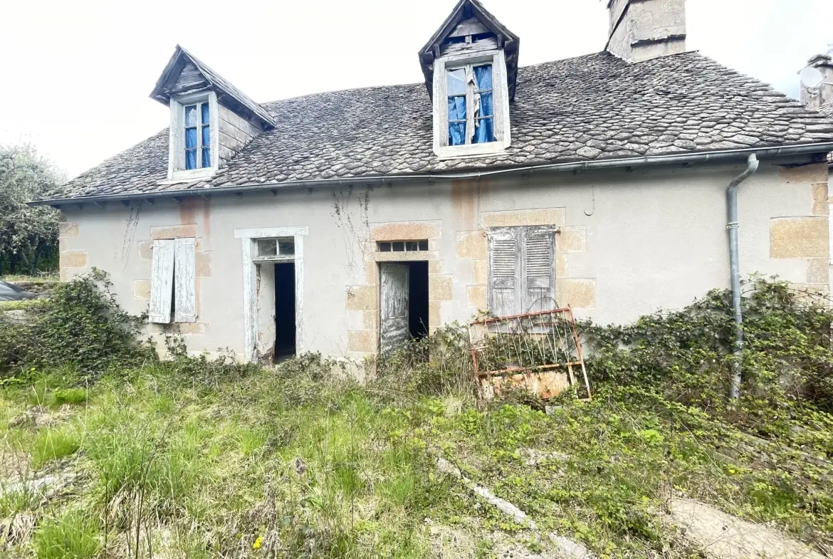 Maison à réhabiliter à Rilhac Xaintrie 