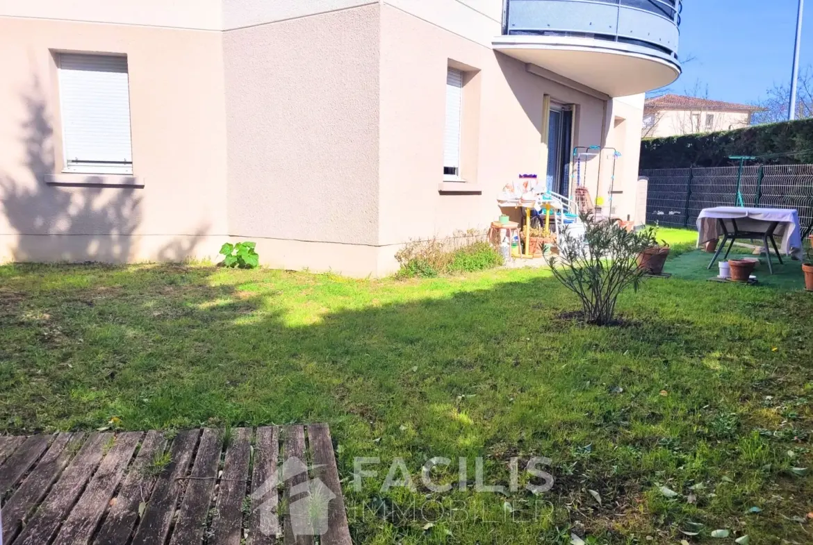 Appartement T3 64,30 m2 avec parking et jardin à Blagnac Le Grand Noble (31) 
