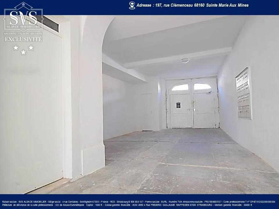 Appartement à rénover à Sainte-Marie-Aux-Mines (68) - 61.90m2 