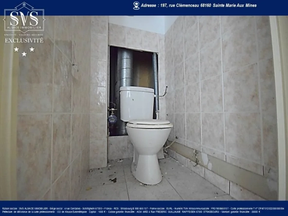 Appartement à rénover à Sainte-Marie-Aux-Mines (68) - 61.90m2 