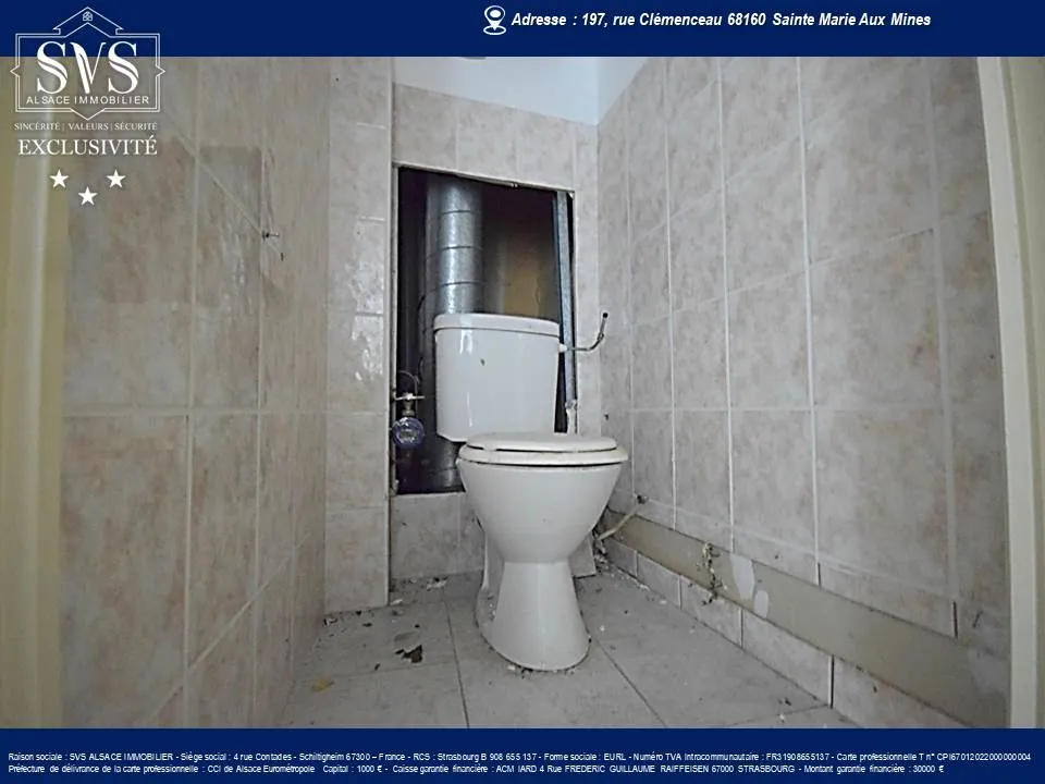 Appartement à rénover à Sainte-Marie-Aux-Mines (68) - 61.90m2 