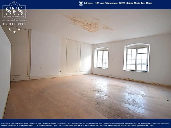 Appartement à rénover à Sainte-Marie-Aux-Mines (68) - 61.90m2 