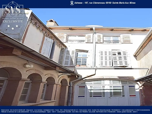 Appartement à rénover à Sainte-Marie-Aux-Mines (68) - 61.90m2 