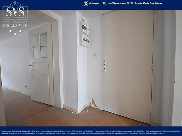 Appartement à rénover à Sainte-Marie-Aux-Mines (68) - 61.90m2 