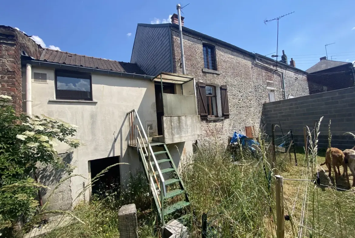 Maison en brique à Jeumont 