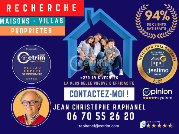 Maison contemporaine de plain-pied à Lezoux avec jardin et garage 