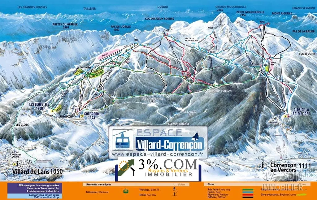 Studio 22m2 + Casier ski AU PIED DES PISTES à Villard-de-Lans (38250) 