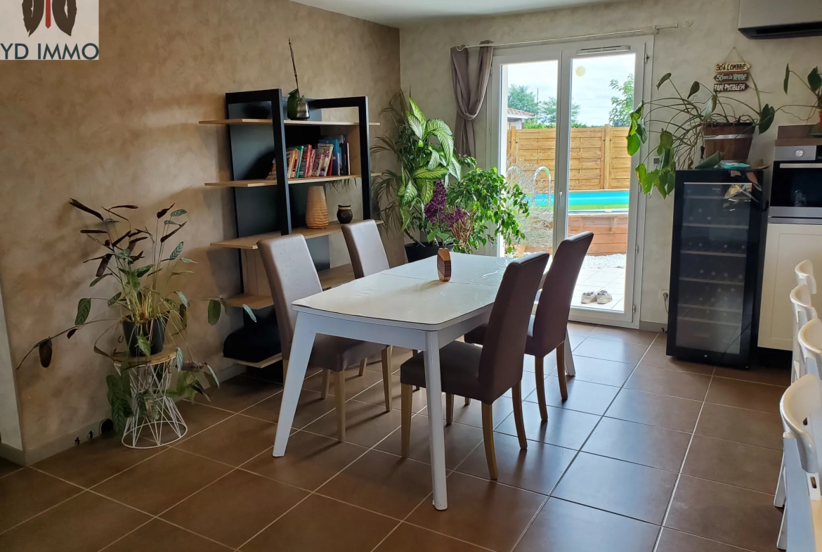 Maison 100m2 Podensac 4 chambres piscine proche gare 