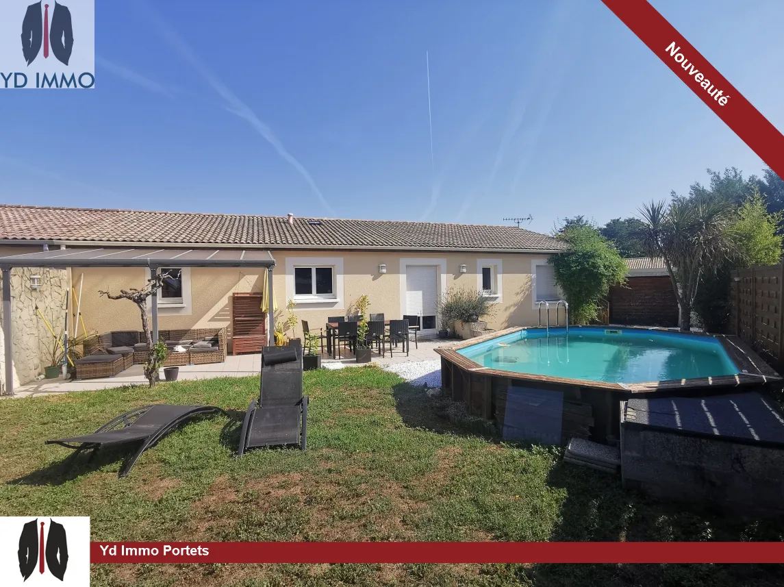 Maison 100m2 Podensac 4 chambres piscine proche gare 