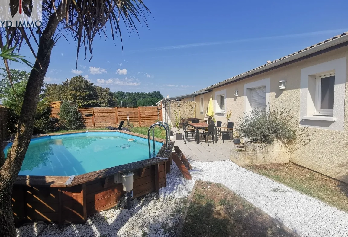 Maison 100m2 Podensac 4 chambres piscine proche gare 